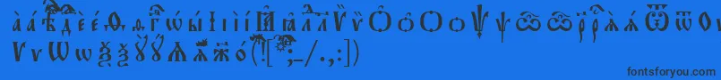 Saiba mais sobre a fonte Orthodox.TtUcs8Разрядочный Fonte Orthodox.TtUcs8Разрядочный – fontes pretas em um fundo azul